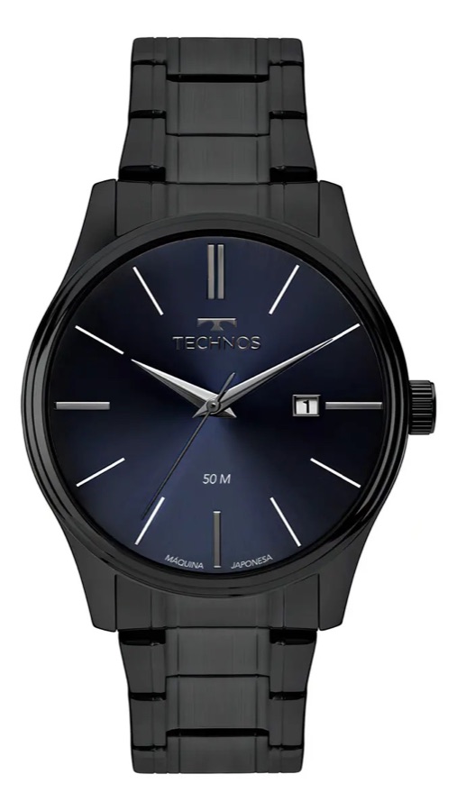 Relógio Technos Masculino Steel Preto Grafite - 2115txh/1a