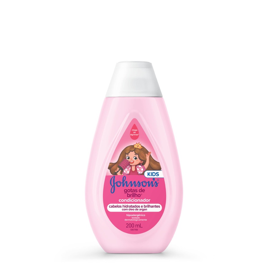 Johnson's Baby Condicionador Infantil Gotas De Brilho, 200ml
