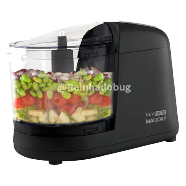 Processador Triturador De Alimentos New Oggi Mallory Cor Preto