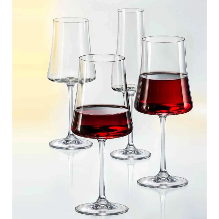 Jogo De Taças Para Água Em Cristal Xtra Com 6 Peças 460ml Bohemia