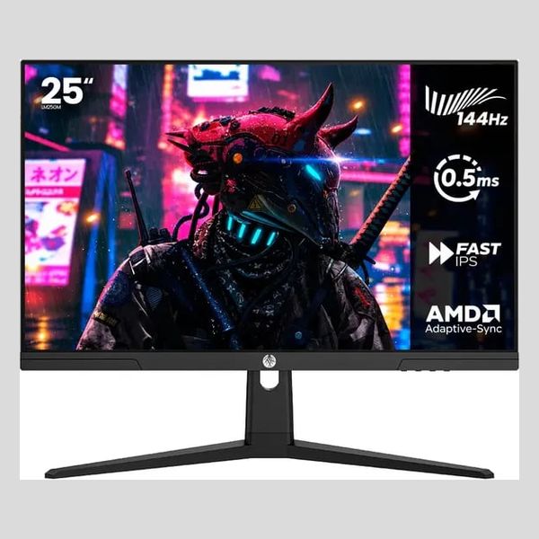 Monitor Gamer Haiz 25'' Ips Fhd 144hz 0.5ms Hdmi Dp Vesa Preto