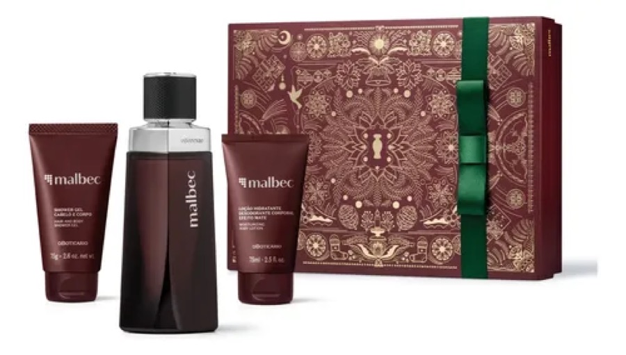 Kit Presente Malbec Tradicional Masculino O Boticário Clássico Original