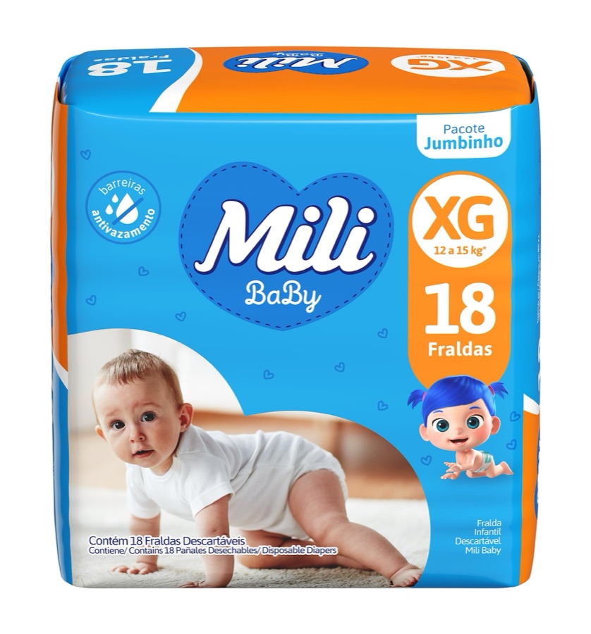 Mili Fralda Ultra Seca Jumbinho 1X18 Xg