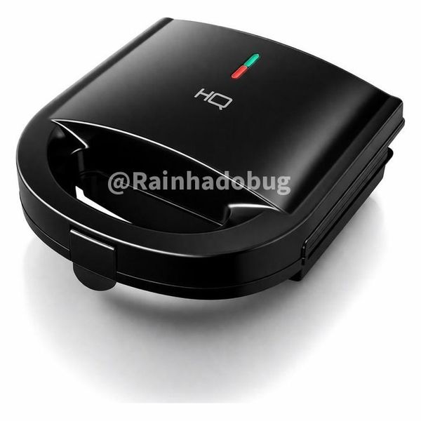 Sanduicheira e Grill HQ 750W Antiaderente Preto HQ-SG004