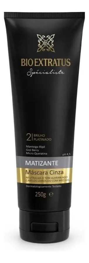 Máscara Matizante Cinza Specialiste 250g Bio Extratus