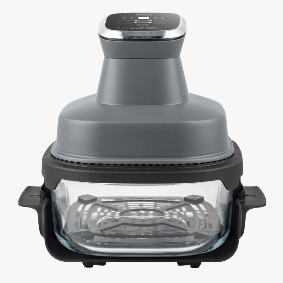 Fritadeira Elétrica 4L com Cesto de Vidro 1500W AFV-101 Air Fryer Travessa de vidro com Tampa Kian