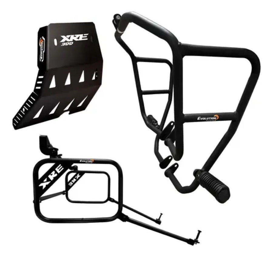 Afastador Alforge Xre 300 Protetor De Carter Protetor Motor Xre 300 Todas 2009 Até 2023