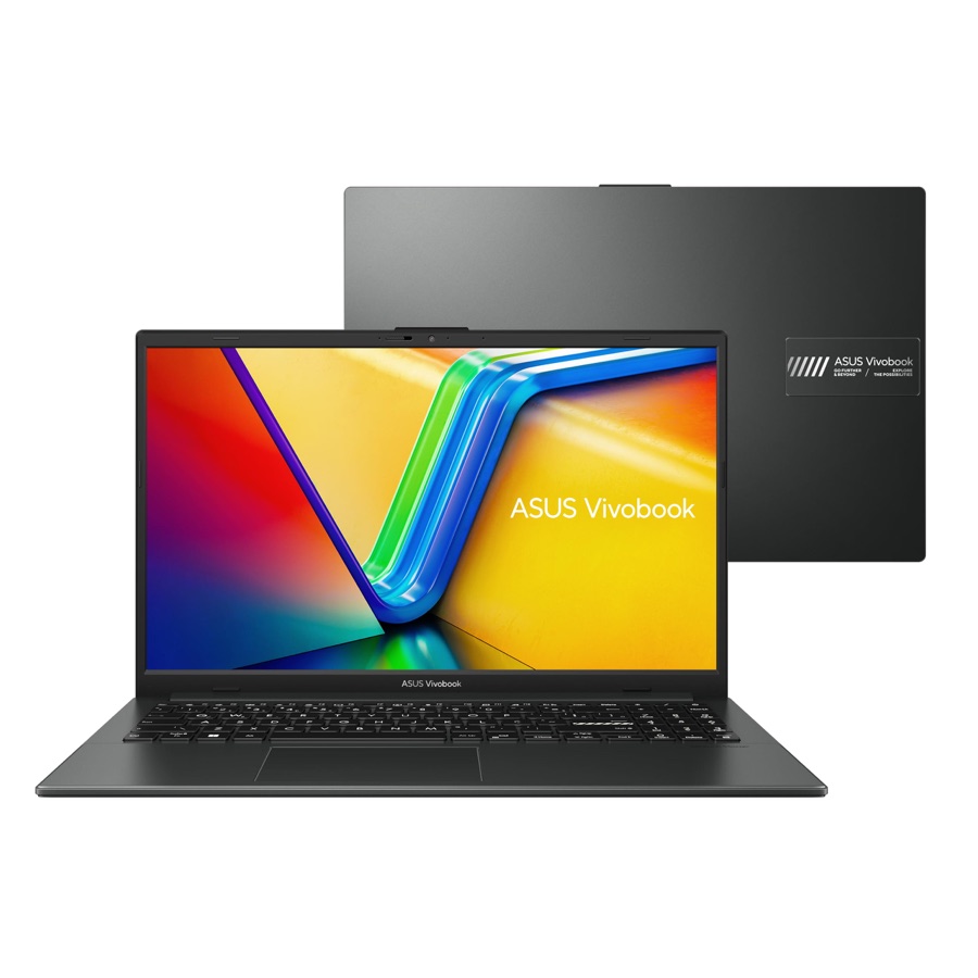 Notebook ASUS VivoBook Go 15, AMD RYZEN 5 7520U, 8GB, 256GB SSD, KeepOS/Linux, Tela 15,6" FHD, Mixed Black - E1504FA-NJ731