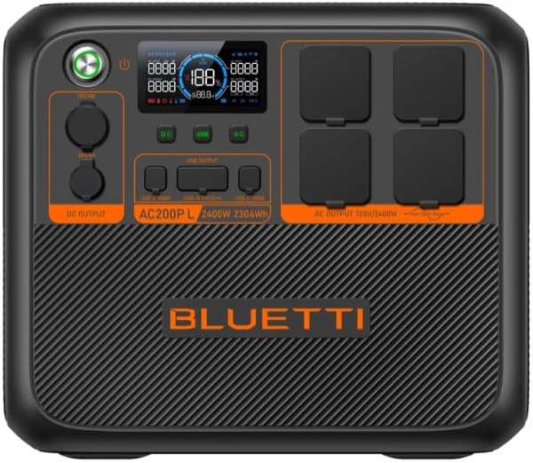 BLUETTI AC200PL Central Elétrica Expansível | 2.400 W 2.304 Wh (220V)
