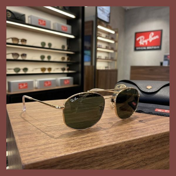 Óculos de Sol Ray-Ban Rb3719 Continua de Metal Cor de Armazón Ouro