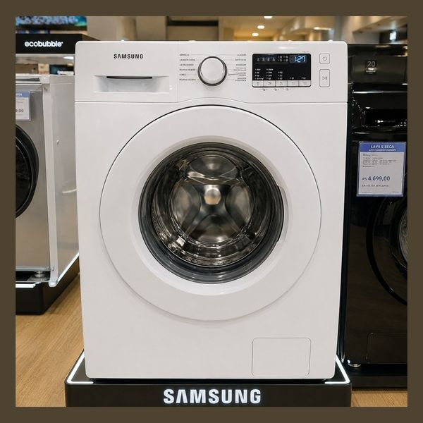 Samsung Lavadora Digital Inverter WW11T Branca 11kg 127V