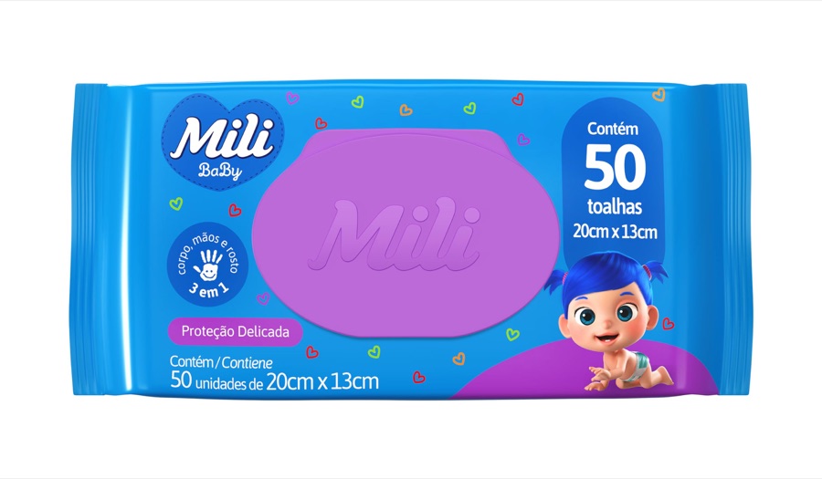 Toalhinha Umedecida Ultra Seca Mili