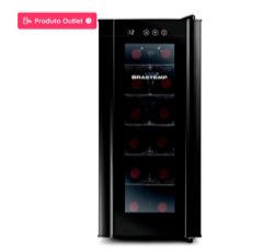 Adega Brastemp 12 Garrafas com Painel Touch Outlet - BZC12BE_OUT - 220V