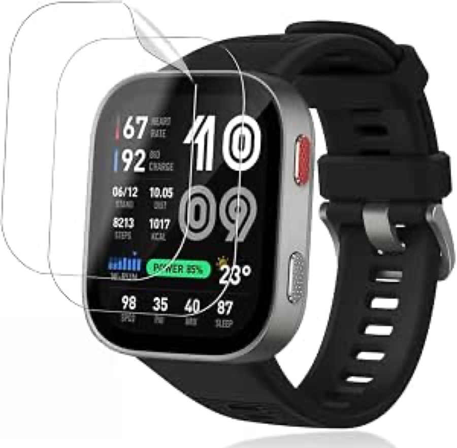 Película TPU GEL Exclusiva para AAmazfit Bip MAX C/ 2 Un
