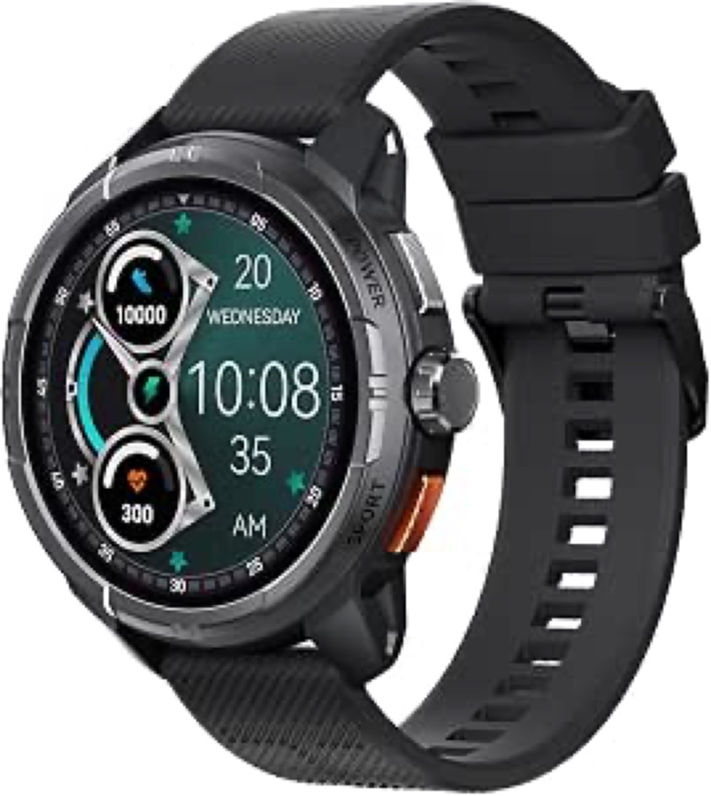 HAYLOU Solar Ultra Smartwatch para Mulheres e Homens, Preto