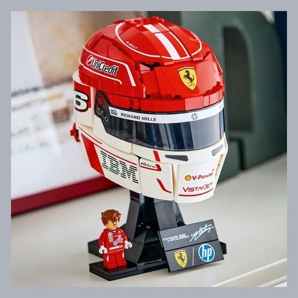 Lego Editions Capacete Ferrari 43014 886 Charles Leclerc