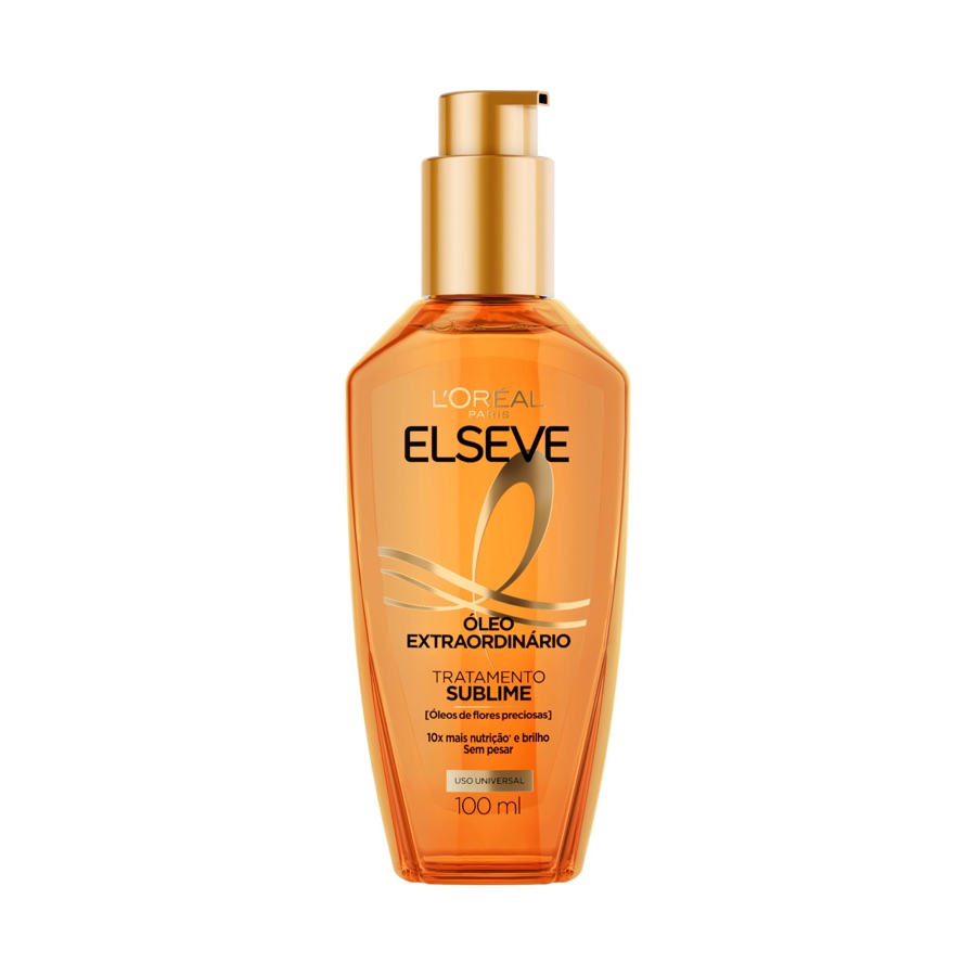 L'Oréal Paris Elseve Óleo Extraordinário Finalizador Capilar, Nutrição Profunda com 6 Óleos Preciosos, Anti-Frizz, Proteção Térmica até 230°