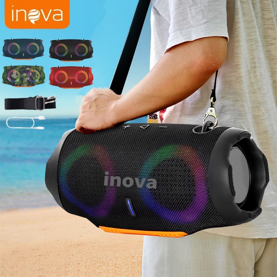 Inova caixa de som bluetooth tws Luz RGB Xtreme 4