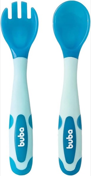 Buba Kit Talher Flexivel E Termossensivel Azul Buba Azul