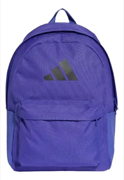 Mochila Classic 3 Bars Logo adidas Violeta-escuro Liso