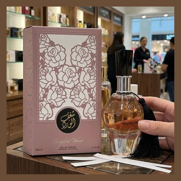 Perfume Árabe Shagaf Al Ward Original Feminino Eau De Parfum Spray