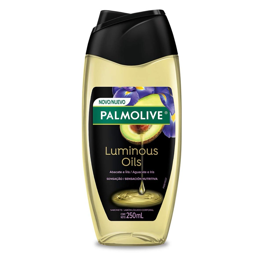 Palmolive Luminous Oils Sensação Nutritiva Sabonete Líquido Corporal, 250ml