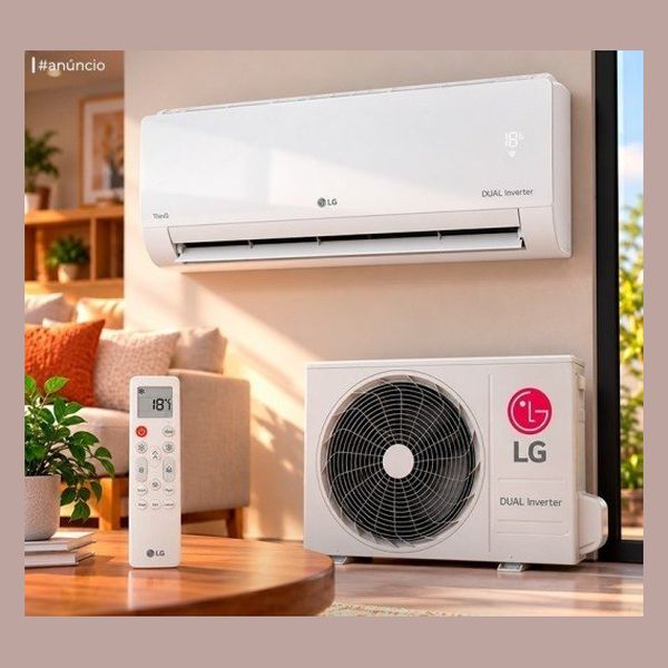 Ar-condicionado LG Dual Inverter Ai Voice 12.000 Btu Frio 22