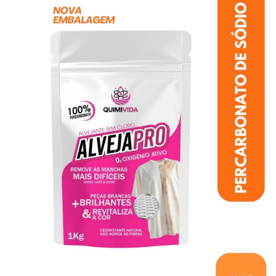Percarbonato 100% Puro Tira Manchas Roupas Brancas Coloridas Sem Cloro Percabonato de Sodio bolinha