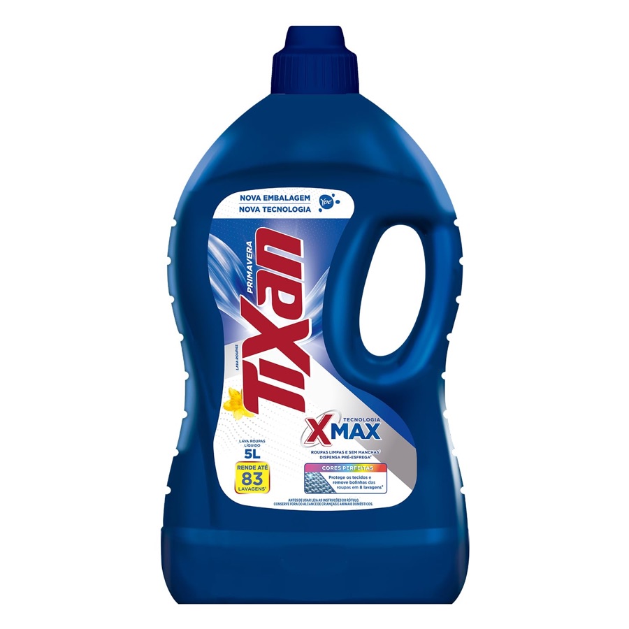Tixan Ypê Lava Roupas Líquido Primavera 5L