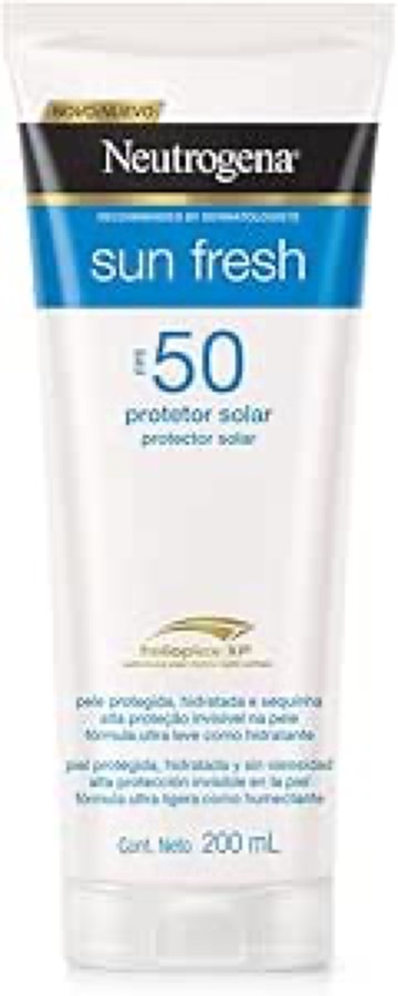 Protetor Solar Corporal em Loção Neutrogena Sun Fresh, FPS 50, 200ml