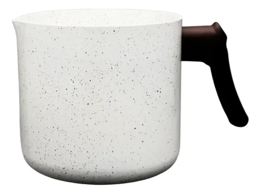 Leiteira Fervedor De Indução Brinox Ceramic Life 1,7l Ø14cm Cor Vanilla