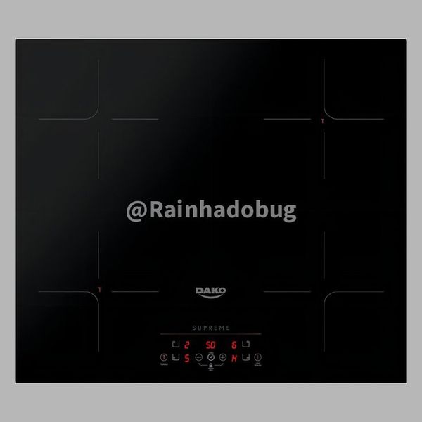 Cooktop De Indução 4 Bocas Dako Supreme Preto 220v