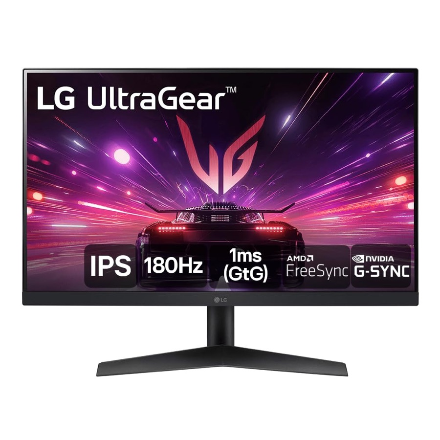 Monitor Gamer LG UltraGear 24” IPS, Full HD, 180Hz, 1ms (GtG), HDMI, DisplayPort, HDR10, sRGB 99%, NVIDIA® G-SYNC®, AMD FreeSync™, Preto - 2