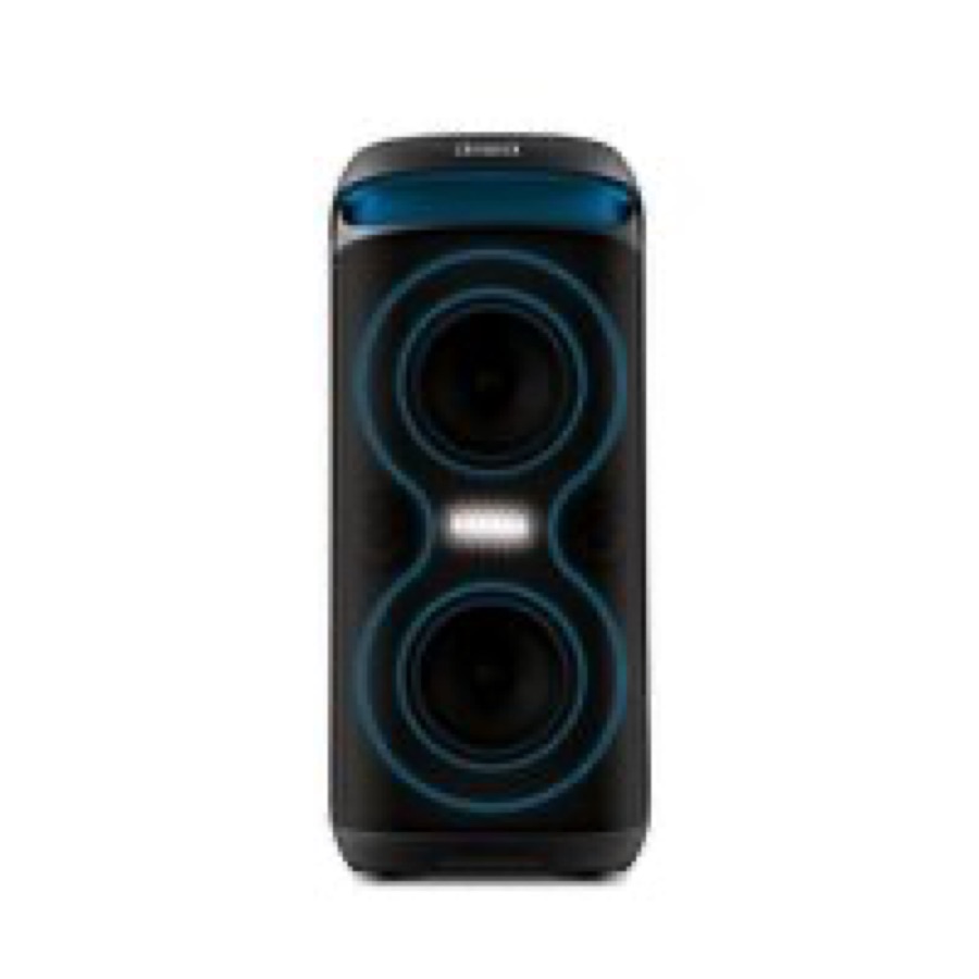 Caixa de Som Amplificada AIWA Party Box AWS-PB-08, 200W RMS, Bluetooth, Bivolt, Preto - AWS-PB-08