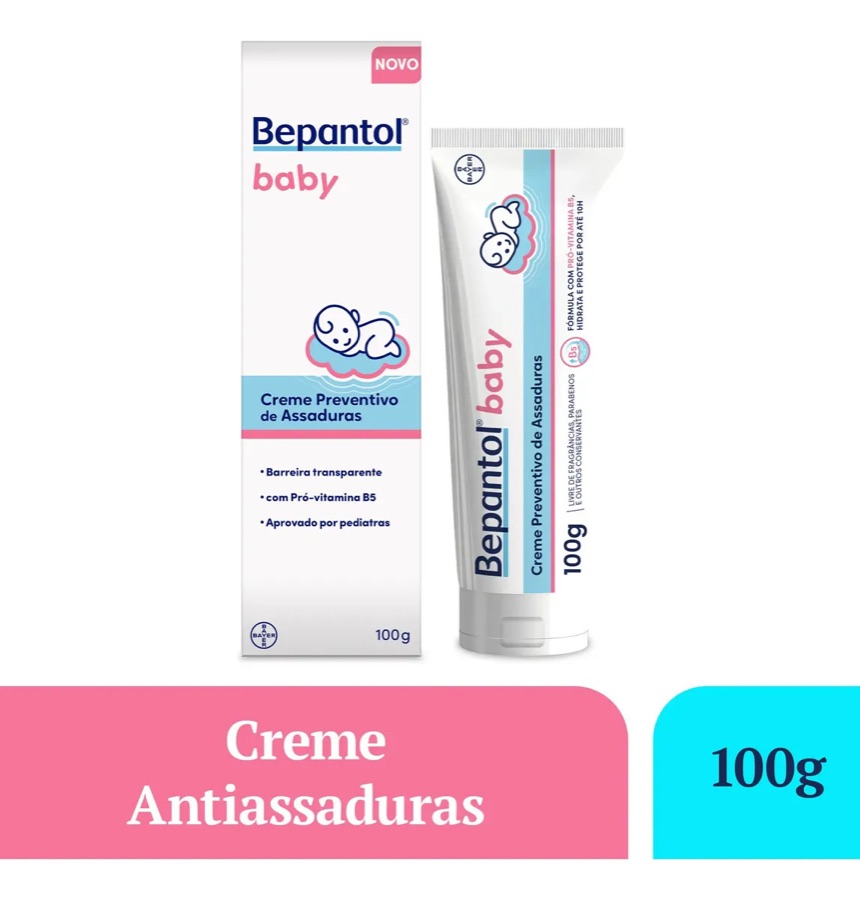 Creme Antiassaduras Bepantol para assadura Baby Hipoalergênico 100g