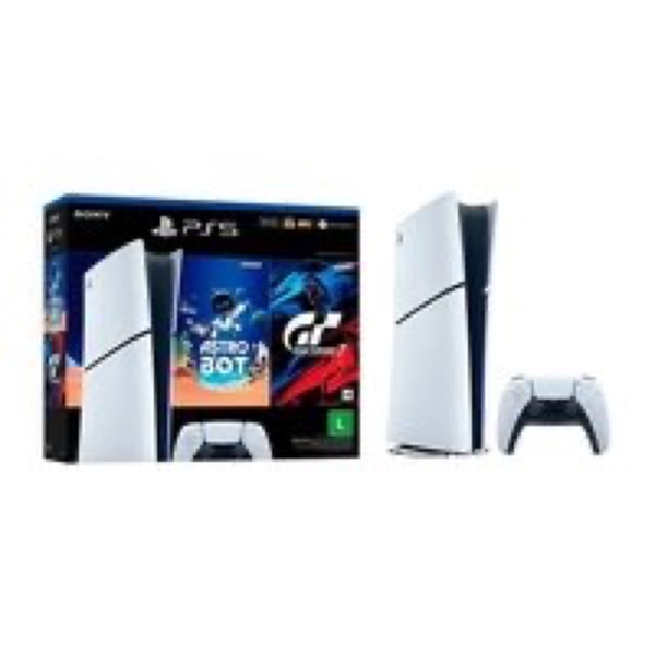 Console Sony PlayStation 5 Edição Digital 825GB com DualSense e 2 Jogos