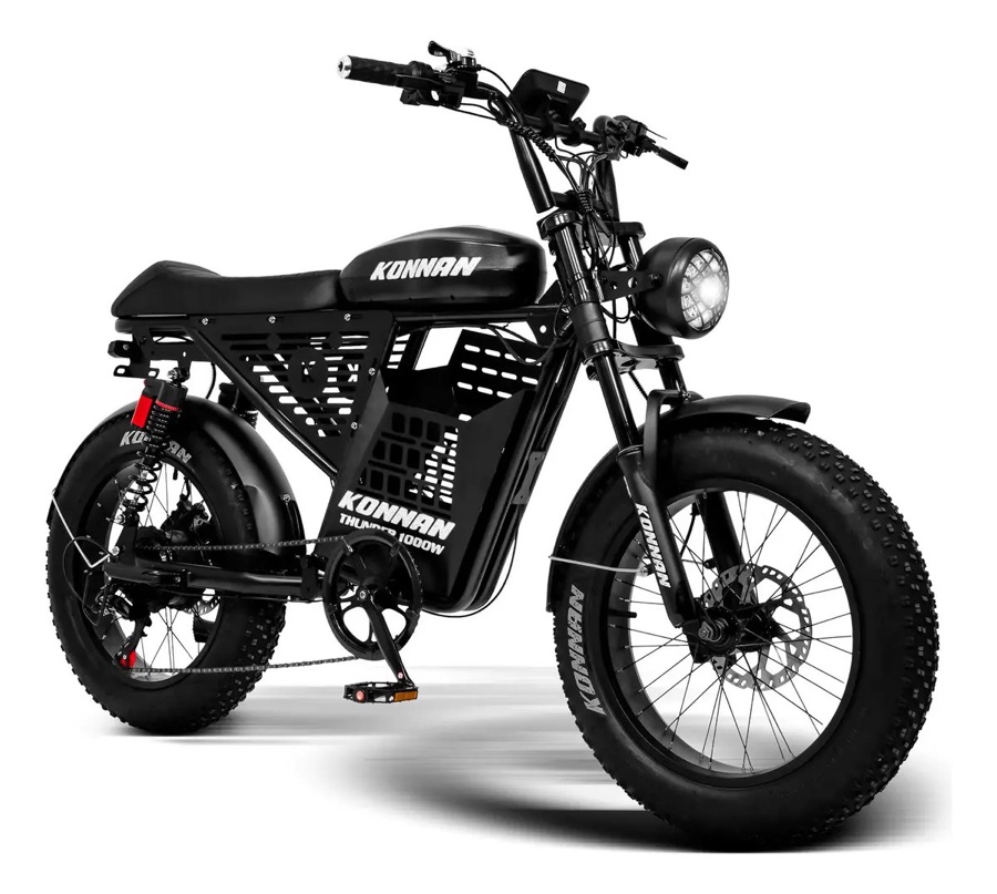 Bicicleta Elétrica Konnan 1000w 48V 18,24Ah