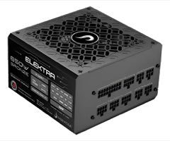 Fonte Gamer Rise Mode Elektra 650w Full Modular Selo Teclab Preto