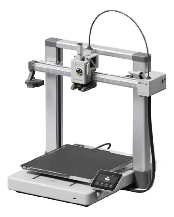Impressora 3d Bambu Lab A1 Sem Ams Prateado Cinza