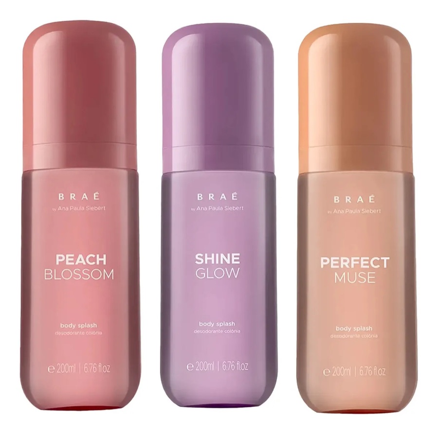 Braé By Ana Paula 3 Body Splash Peach + Perfect + Shine