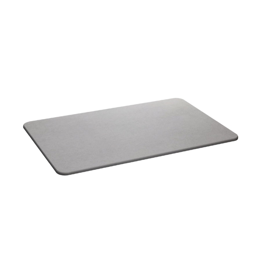 LYOR - Tapete de Pedra Diatomita para Banheiro Cinza 60cm x 39cm