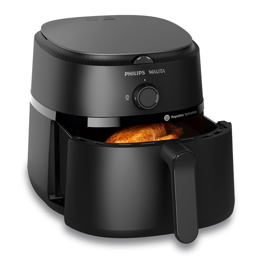 Philips Walita Fritadeira Airfryer Série 1000 4,2L, Preta, 110V