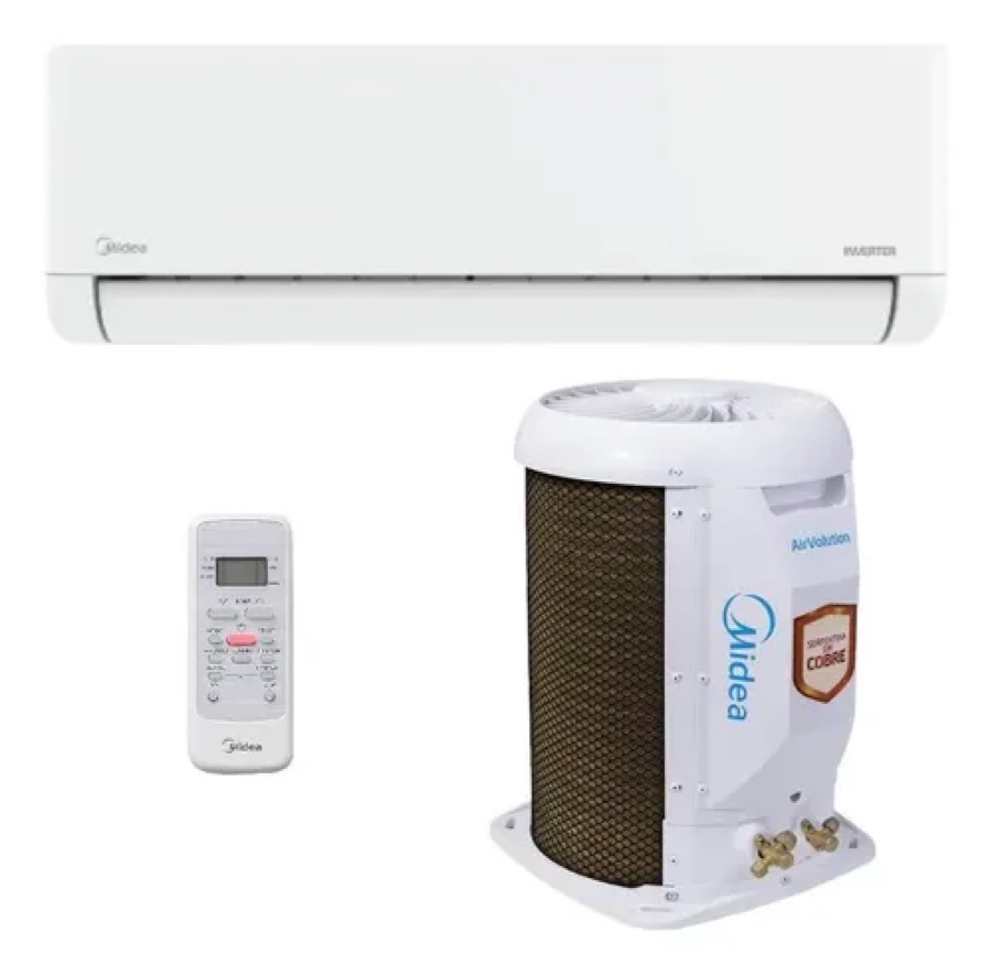 Ar Condicionado Inverter 9k Midea Air Volution Lite F 220v Branco 220v