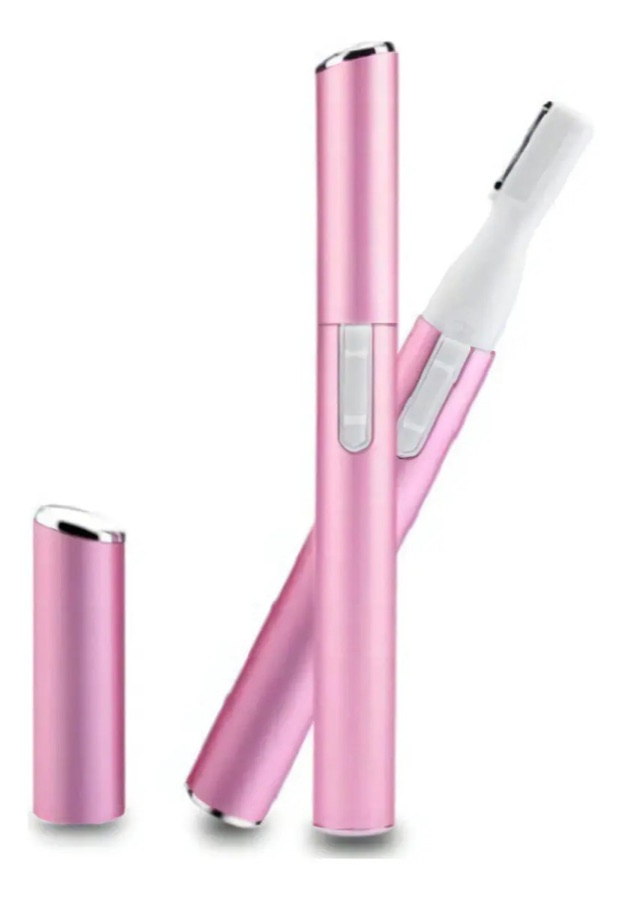 Depilador Elétrico Skysuper Groomer Buço Sobrancelha Rosa NS-668