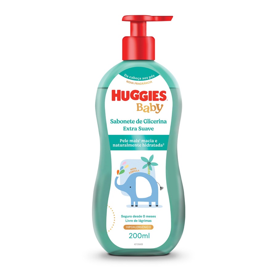Sabonete Líquido Huggies Extra Suave - 200ml