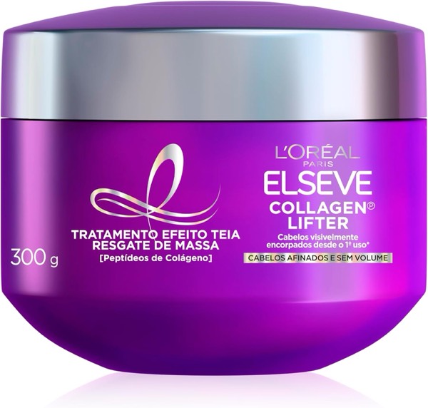 Máscara de Tratamento Elseve L'Oréal Paris Colágeno Encorpador 300g