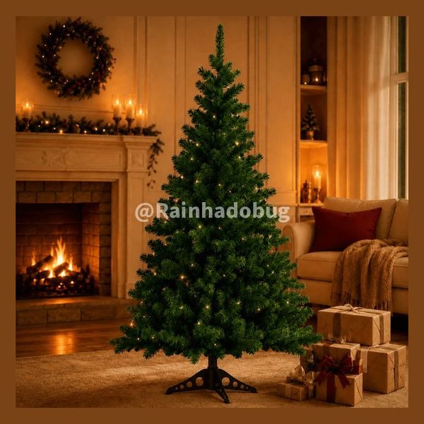 Árvore Natal Verde 150cm 220 Galhos Decoração Natalina Pinheiro Pinheirinho Premium