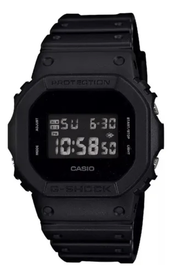 Relógio Casio Masculino G-shock Digital Preto Dw-5600bb-1dr Preto