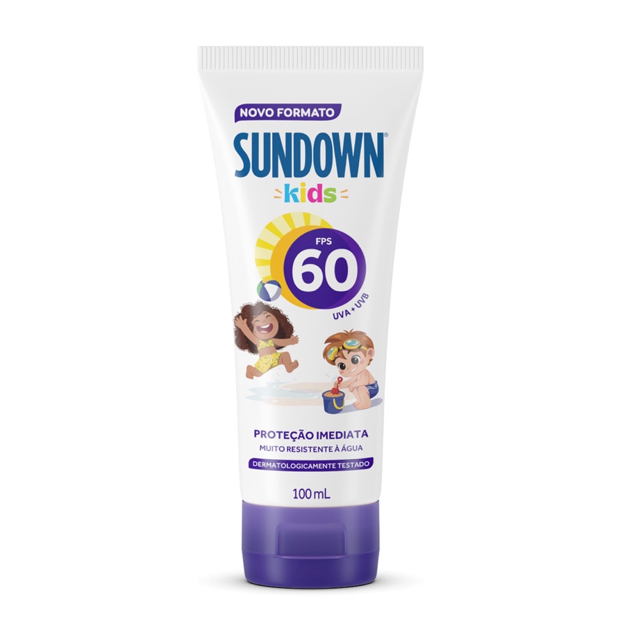 Protetor Solar Sundown Kids FPS 60 com 100ml