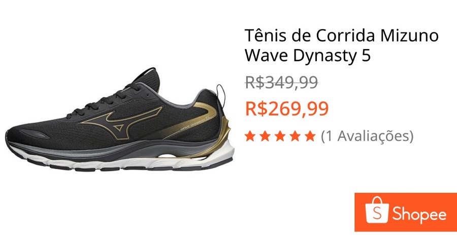 Tênis de Corrida Mizuno Wave Dynasty 5